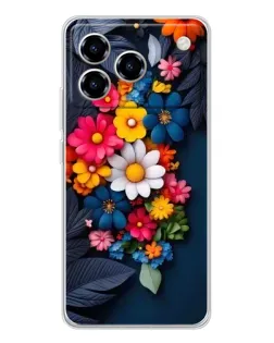 Чехол для ZTE Blade A76 с картинкой «Цветочная феерия» Чехол для ZTE Blade A76 с картинкой «Цветочная феерия»