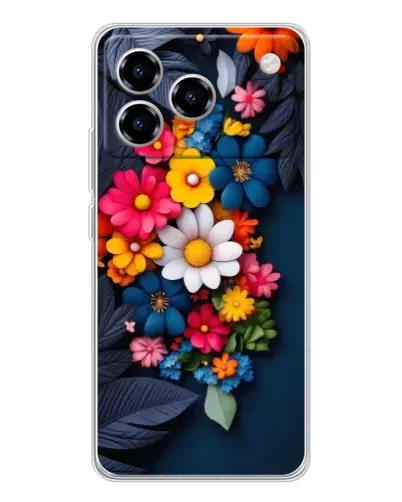 Чехол для ZTE Blade A76 с картинкой «Цветочная феерия» Чехол для ZTE Blade A76 с картинкой «Цветочная феерия»