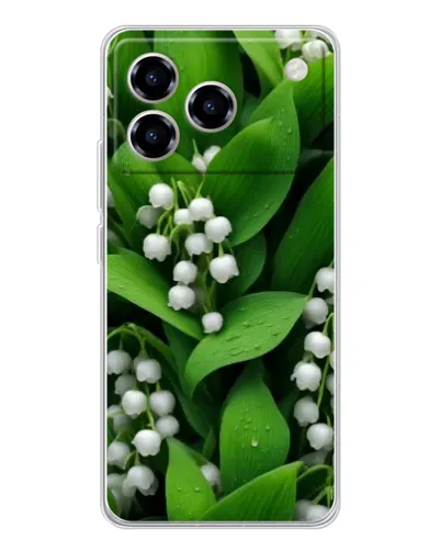 Чехол для ZTE Blade A76 с картинкой «Ландыши в зелени» Чехол для ZTE Blade A76 с картинкой «Ландыши в зелени»