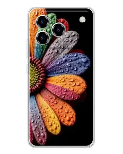 Чехол для ZTE Blade A76 с картинкой «Радужный цветок» Чехол для ZTE Blade A76 с картинкой «Радужный цветок»