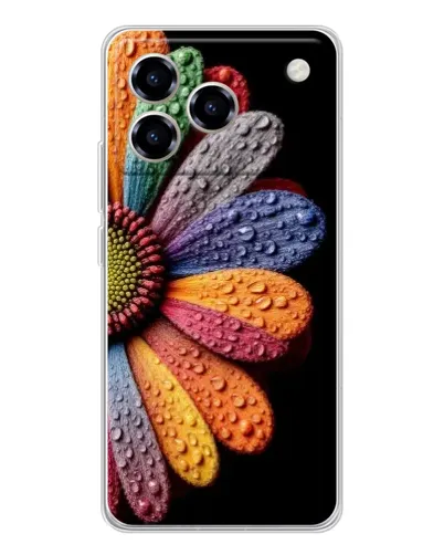 Чехол для ZTE Blade A76 с картинкой «Радужный цветок» Чехол для ZTE Blade A76 с картинкой «Радужный цветок»