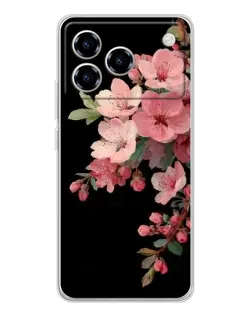 Чехол для ZTE Blade A76 с картинкой «Розовая ветка сакуры» Чехол для ZTE Blade A76 с картинкой «Розовая ветка сакуры»
