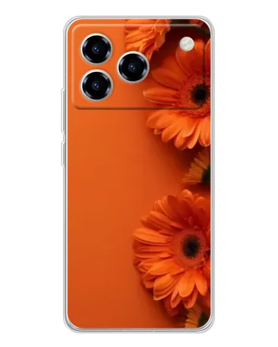 Чехол для ZTE Blade A76 с картинкой «Оранжевые герберы» Чехол для ZTE Blade A76 с картинкой «Оранжевые герберы»