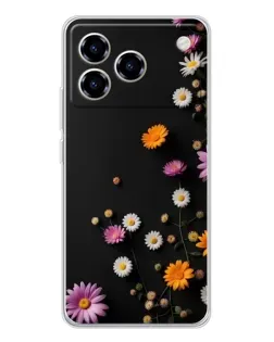Чехол для ZTE Blade A76 с картинкой «Цветочная композиция» Чехол для ZTE Blade A76 с картинкой «Цветочная композиция»