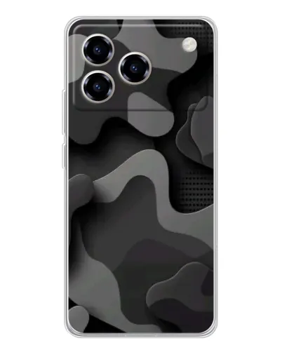 Чохол для ZTE Blade A76 з картинкою «Темний абстрактний камуфляж» Чохол для ZTE Blade A76 з картинкою «Темний абстрактний камуфляж»