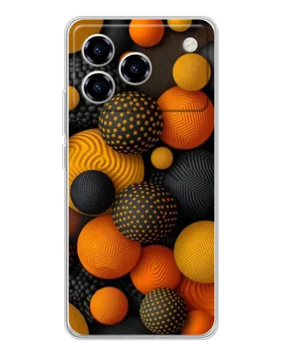 Чохол для ZTE Blade A76 з картинкою «Об'ємні помаранчеві сфери» Чохол для ZTE Blade A76 з картинкою «Об'ємні помаранчеві сфери»