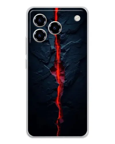 Чохол для ZTE Blade A76 з картинкою «Червона лавова тріщина» Чохол для ZTE Blade A76 з картинкою «Червона лавова тріщина»