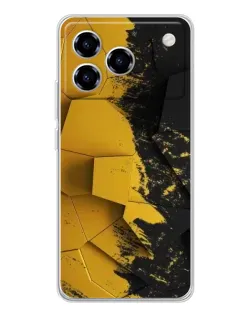 Чехол для ZTE Blade A76 с картинкой «Золотые осколки геометрии» Чехол для ZTE Blade A76 с картинкой «Золотые осколки геометрии»