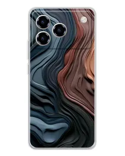 Чехол для ZTE Blade A76 с картинкой «Цветные волны каньона» Чехол для ZTE Blade A76 с картинкой «Цветные волны каньона»