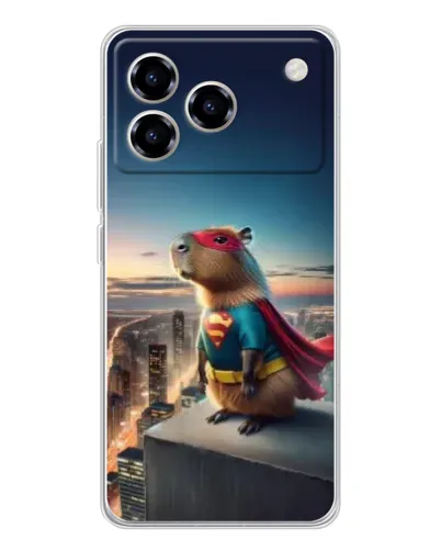 Чехол для ZTE Blade A76 с картинкой «Капи-мен супергерой» Чехол для ZTE Blade A76 с картинкой «Капи-мен супергерой»
