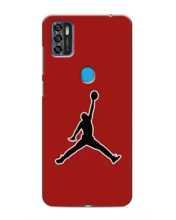 Чехол для ZTE Blade A7s 2020 с картинкой «Jordan Red Back»