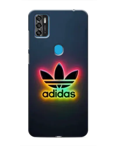 Чехол для ZTE Blade A7s 2020 с картинкой «Неоновый Adidas»