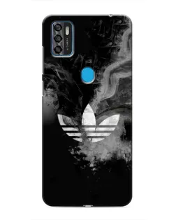 Чехол для ZTE Blade A7s 2020 с картинкой «Абстрактный дым Adidas»