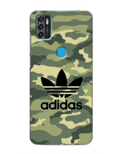 Чехол для ZTE Blade A7s 2020 с картинкой «Милитари стиль Adidas»