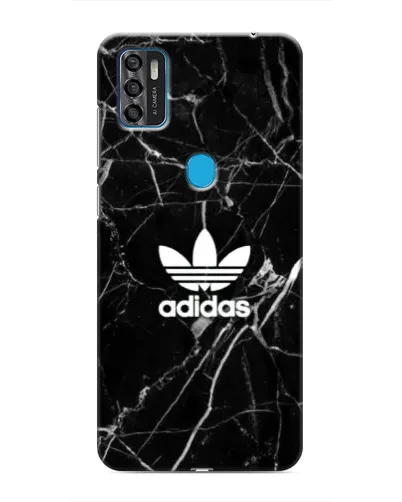 Чехол для ZTE Blade A7s 2020 с картинкой «Белый мрамор Adidas»