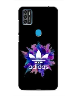 Чехол для ZTE Blade A7s 2020 с картинкой «Взрыв красок Adidas»