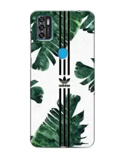 Чехол для ZTE Blade A7s 2020 с картинкой «Пальмовые листья адидас»
