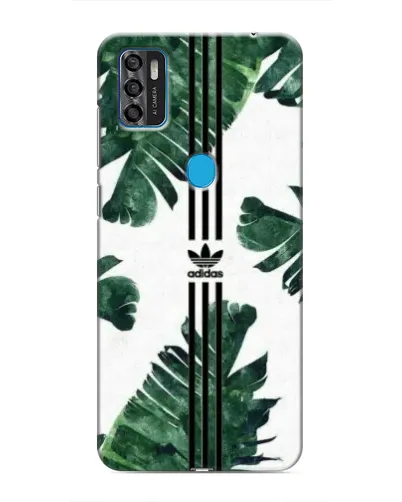 Чехол для ZTE Blade A7s 2020 с картинкой «Пальмовые листья адидас»