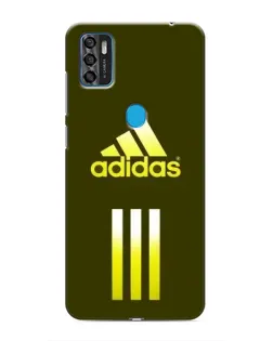 Чехол для ZTE Blade A7s 2020 с картинкой «Оливковый градиент Adidas»