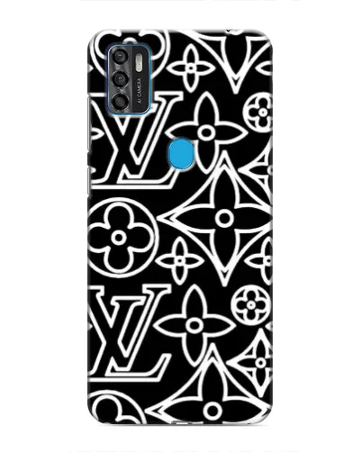 Чохол для ZTE Blade A7s 2020 з картинкою «Чорно-білий візерунок LV» Чохол для ZTE Blade A7s 2020 з картинкою «Чорно-білий візерунок LV»
