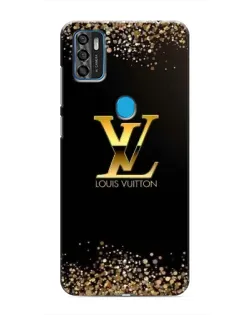 Чохол для ZTE Blade A7s 2020 з картинкою «LV — золоті іскри»