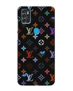 Чохол для ZTE Blade A7s 2020 з картинкою «Кольорова монограма LV»