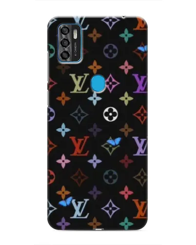 Чохол для ZTE Blade A7s 2020 з картинкою «Кольорова монограма LV» Чохол для ZTE Blade A7s 2020 з картинкою «Кольорова монограма LV»