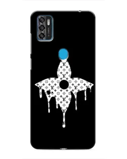 Чохол для ZTE Blade A7s 2020 з картинкою «Квіткова монограма»