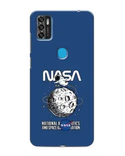 Чохол для ZTE Blade A7s 2020 з картинкою «NASA — місячна місія» Чохол для ZTE Blade A7s 2020 з картинкою «NASA — місячна місія»