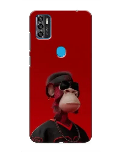 Чехол для ZTE Blade A7s 2020 с картинкой «Bored Ape в красном» Чехол для ZTE Blade A7s 2020 с картинкой «Bored Ape в красном»