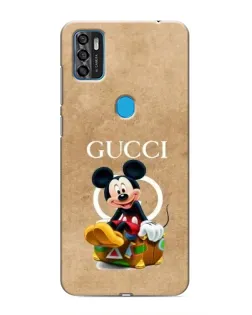 Чехол для ZTE Blade A7s 2020 с картинкой «Микки Маус Gucci — крафт» Чехол для ZTE Blade A7s 2020 с картинкой «Микки Маус Gucci — крафт»
