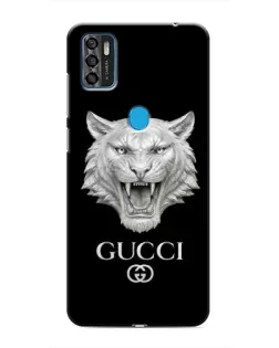 Чехол для ZTE Blade A7s 2020 с картинкой «Gucci — серебряный лев» Чехол для ZTE Blade A7s 2020 с картинкой «Gucci — серебряный лев»