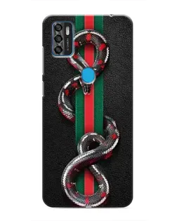 Чехол для ZTE Blade A7s 2020 с картинкой «Gucci — змея на полосе» Чехол для ZTE Blade A7s 2020 с картинкой «Gucci — змея на полосе»
