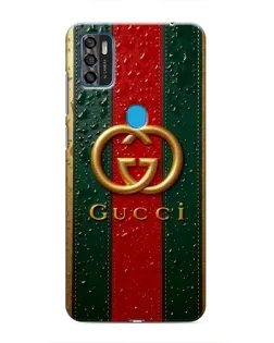 Чехол для ZTE Blade A7s 2020 с картинкой «Gucci — фирменная полоса и золото» Чехол для ZTE Blade A7s 2020 с картинкой «Gucci — фирменная полоса и золото»