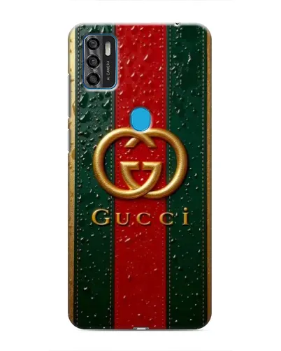 Чехол для ZTE Blade A7s 2020 с картинкой «Gucci — фирменная полоса и золото» Чехол для ZTE Blade A7s 2020 с картинкой «Gucci — фирменная полоса и золото»