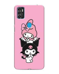 Чехол для ZTE Blade A7s 2020 с картинкой «My Melody и Kuromi»