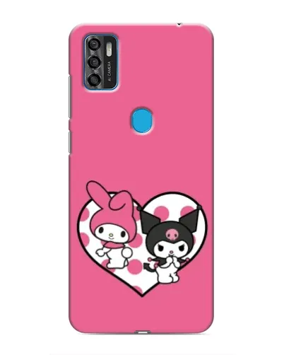 Чехол для ZTE Blade A7s 2020 с картинкой «Kuromi и My Melody»