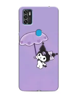 Чехол для ZTE Blade A7s 2020 с картинкой «Kuromi с зонтиком»