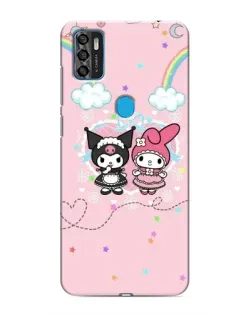 Чехол для ZTE Blade A7s 2020 с картинкой «My Melody и Kuromi»
