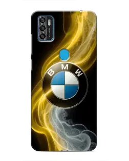 Чохол для ZTE Blade A7s 2020 з картинкою «Золотистий дим BMW»