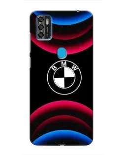 Чохол для ZTE Blade A7s 2020 з картинкою «Логотип BMW та неонові дуги»