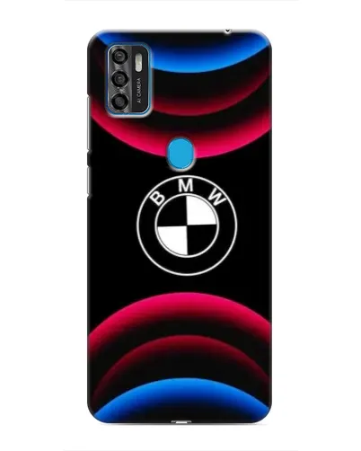 Чохол для ZTE Blade A7s 2020 з картинкою «Логотип BMW та неонові дуги»
