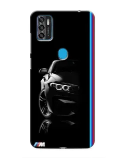Чохол для ZTE Blade A7s 2020 з картинкою «Силует BMW в темряві»