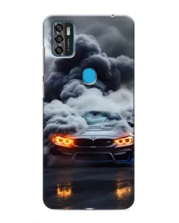 Чохол для ZTE Blade A7s 2020 з картинкою «BMW у диму»
