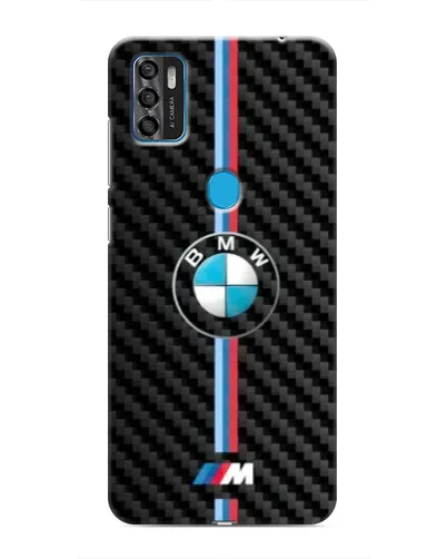 Чохол для ZTE Blade A7s 2020 з картинкою «Емблема BMW та карбон»