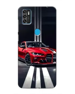 Чохол для ZTE Blade A7s 2020 з картинкою «Червона BMW на дорозі»