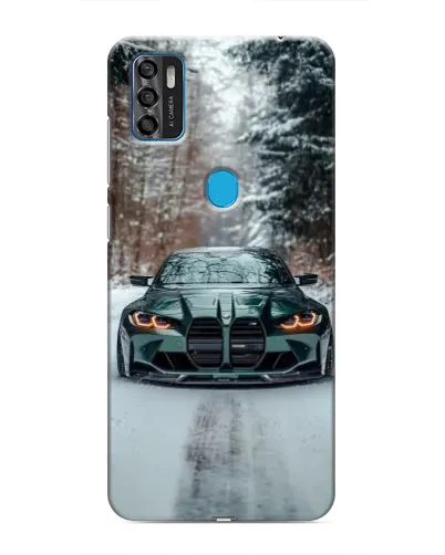 Чохол для ZTE Blade A7s 2020 з картинкою «BMW у зимовому лісі»
