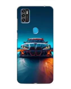 Чехол для ZTE Blade A7s 2020 с картинкой «BMW — огни неона» Чехол для ZTE Blade A7s 2020 с картинкой «BMW — огни неона»
