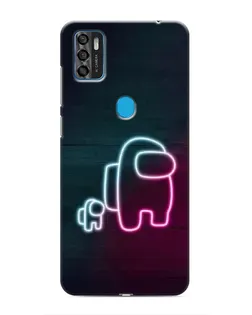 Чохол для ZTE Blade A7s 2020 з картинкою «Among Us неон-арт» Чохол для ZTE Blade A7s 2020 з картинкою «Among Us неон-арт»