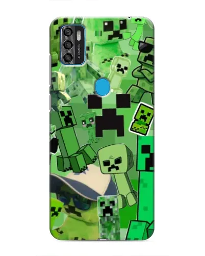 Чехол для ZTE Blade A7s 2020 с картинкой «Криперы Minecraft» Чехол для ZTE Blade A7s 2020 с картинкой «Криперы Minecraft»